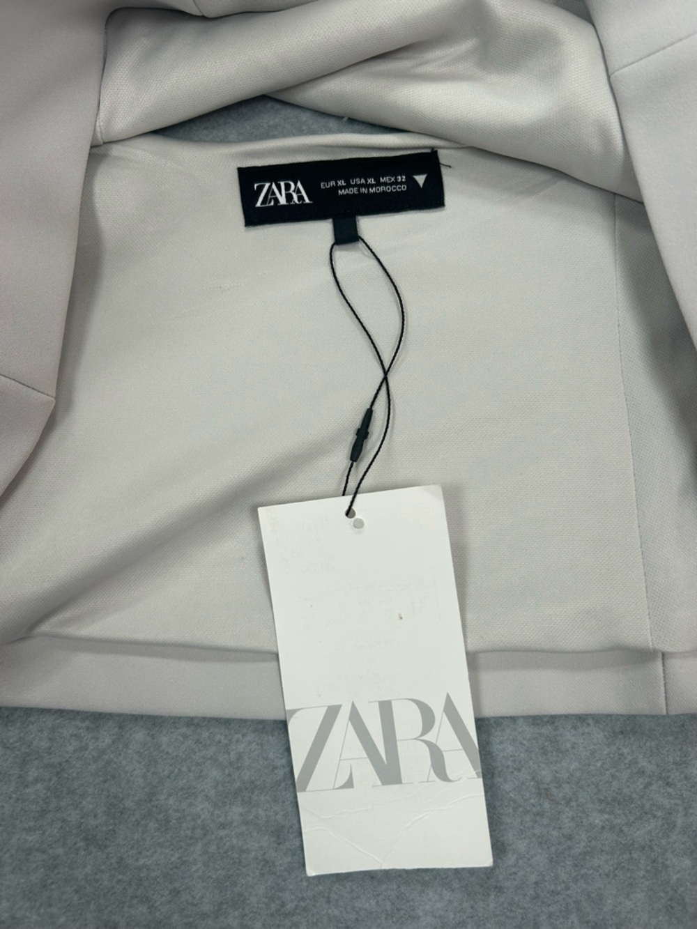 Zara Cream Open-Back Tank & Shorts Sleep Set - Picture 3 of 9